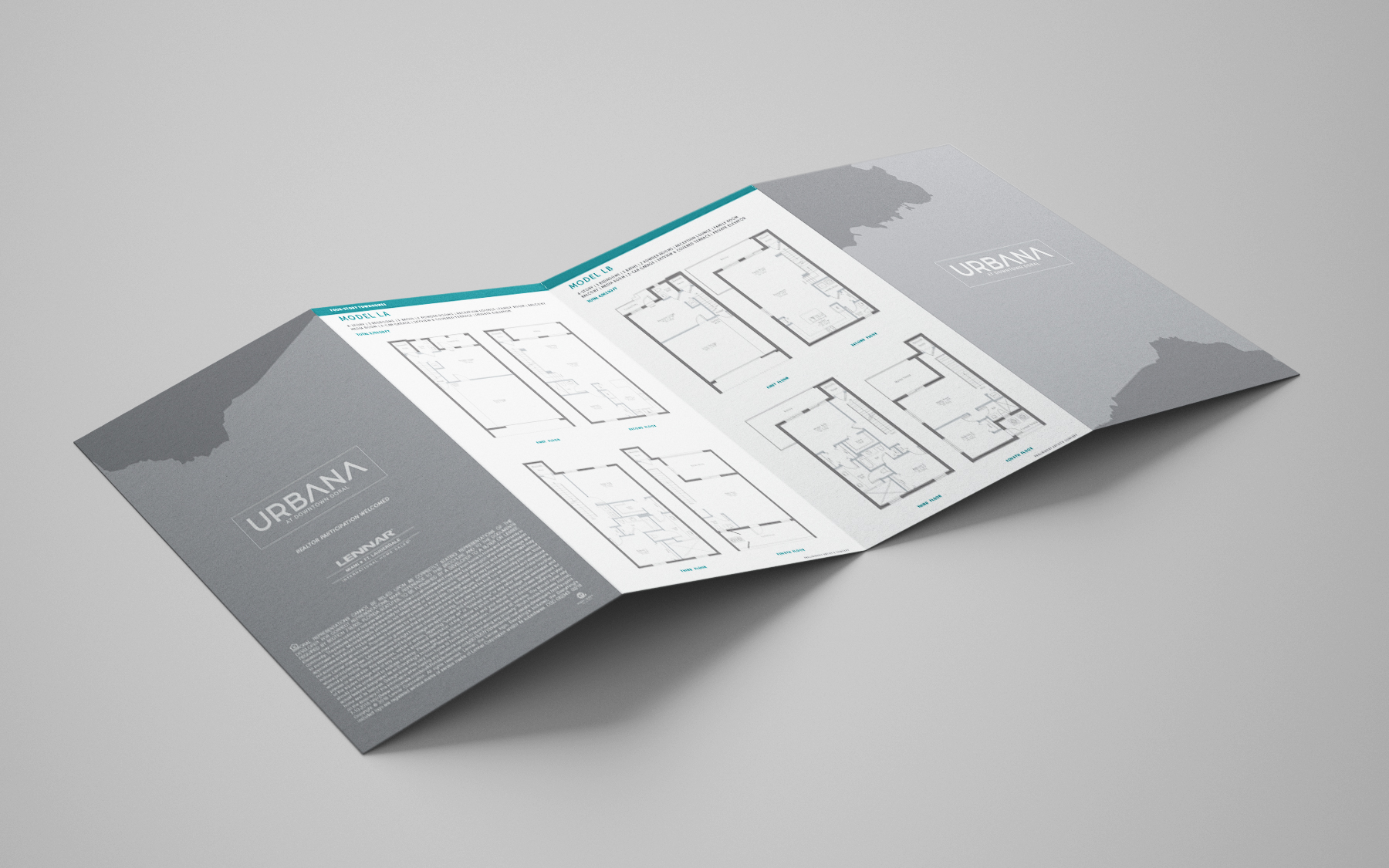 Lennar — Urbana brochure mockup