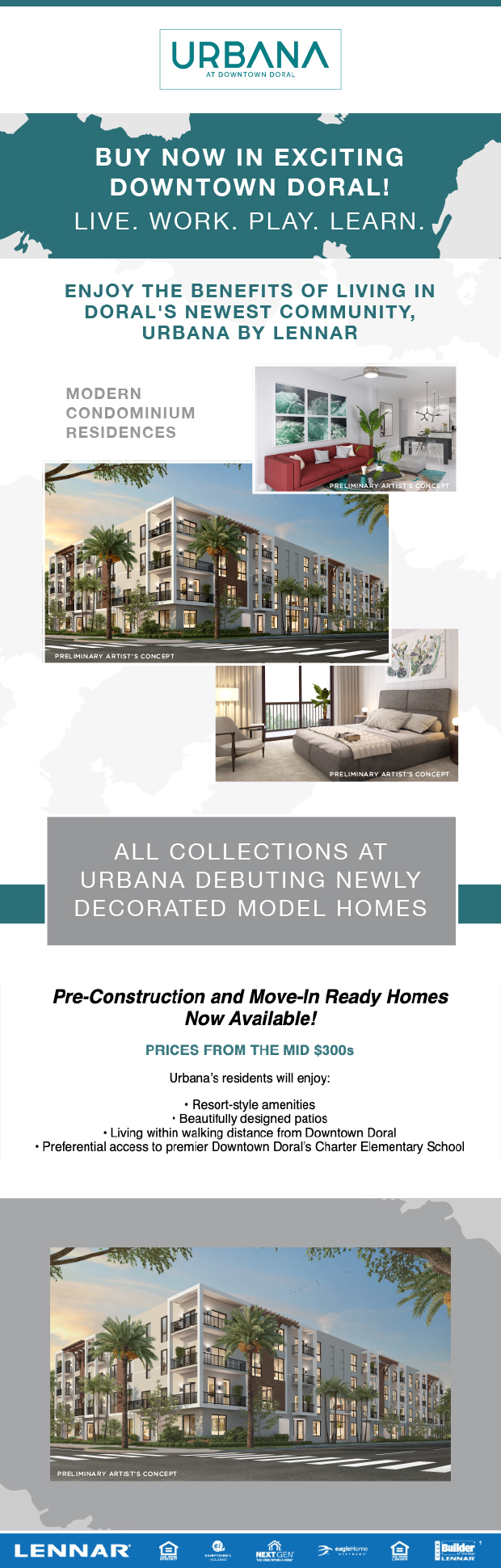 Lennar — Urbana model grand opening email