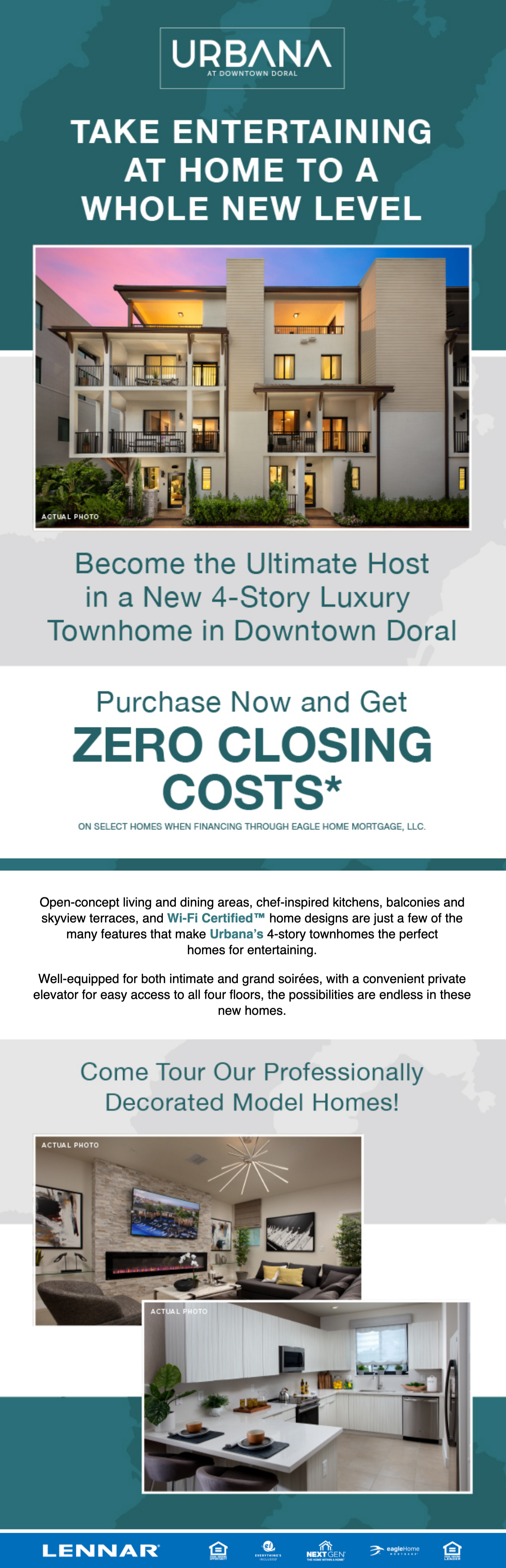 Lennar — Urbana incentive email