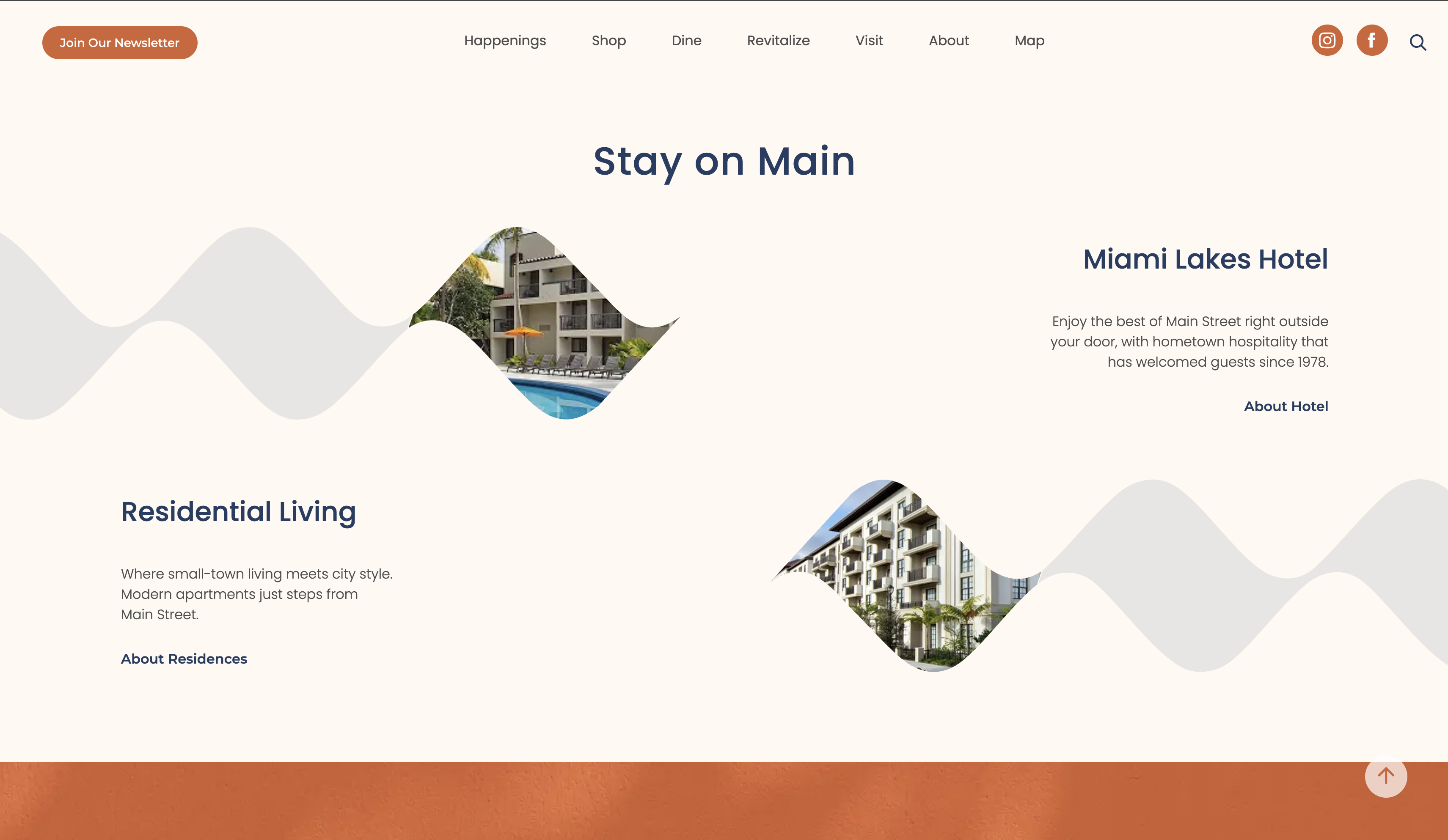 MainStreet — Stay on Main living section