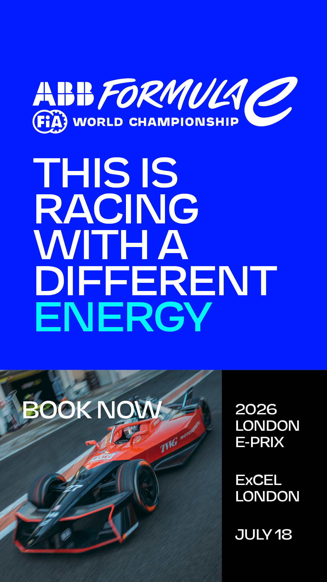 Formula E — Season 12 paid social variant